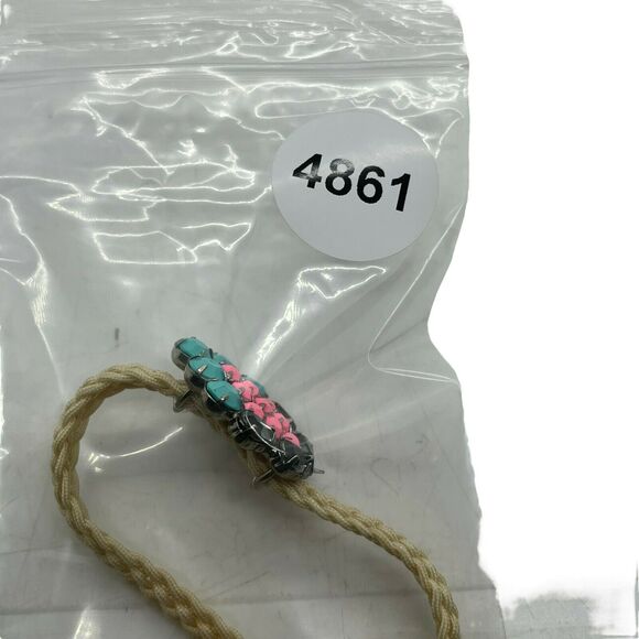 American Eagle Outfitters Bracelet Womens Yellow Colorful Adjustable Woven Boho - Picture 9 of 10